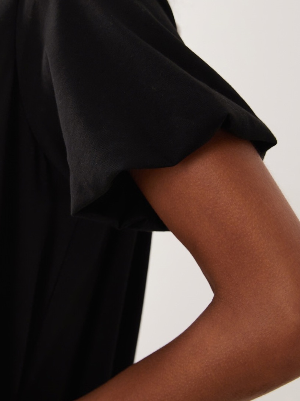 ASOS DESIGN Short Puff Sleeve Bubble Hem Mini Dress Size 12 - Picture 2 of 12